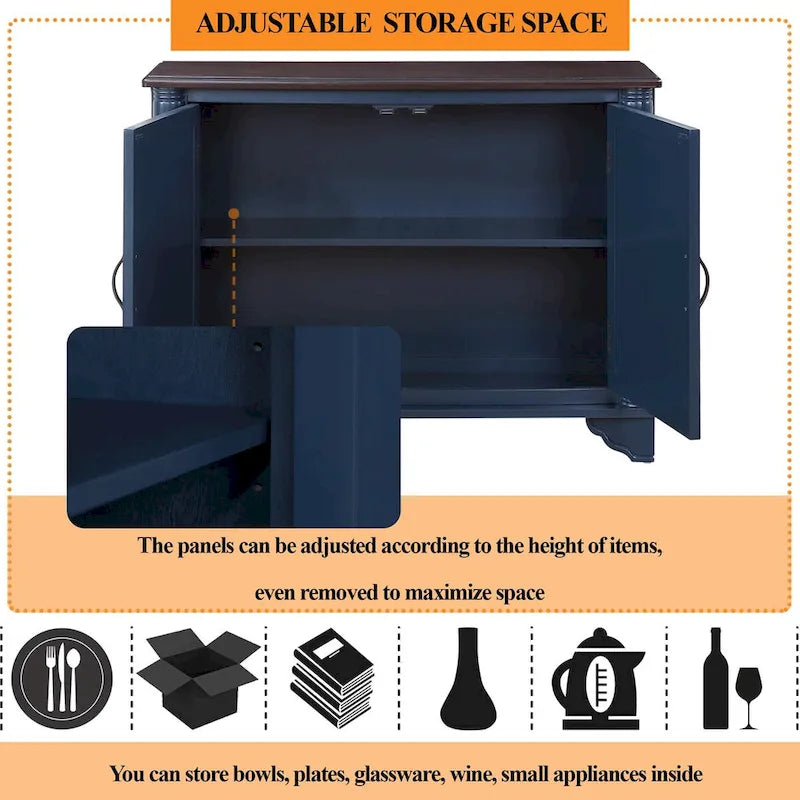 40 Console Table with Storage Shelf, Retro Entryway Table with Adjustable Storage Shelf, Sofa Couch Table for Hallway