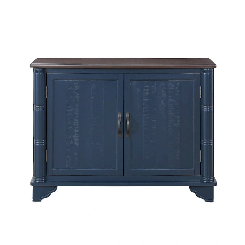 40 Console Table with Storage Shelf, Retro Entryway Table with Adjustable Storage Shelf, Sofa Couch Table for Hallway