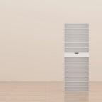 Versatile Storage Solution White Shoe Cabinet for Flats Boots 78.18H