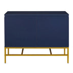 Two Door Sideboard with Gold Metal Legs