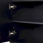 Two Door Sideboard with Gold Metal Legs