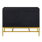 Two Door Sideboard with Gold Metal Legs