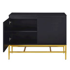 Two Door Sideboard with Gold Metal Legs