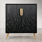Modern Glam 2-Door Accent Sideboard Entryway Cabinet Storage Dining Room Buffets Credenza Living room