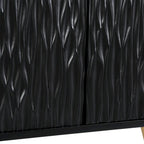 Modern Glam 2-Door Accent Sideboard Entryway Cabinet Storage Dining Room Buffets Credenza Living room