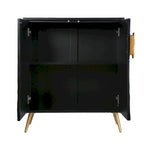 Modern Glam 2-Door Accent Sideboard Entryway Cabinet Storage Dining Room Buffets Credenza Living room