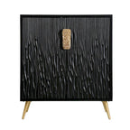 Modern Glam 2-Door Accent Sideboard Entryway Cabinet Storage Dining Room Buffets Credenza Living room