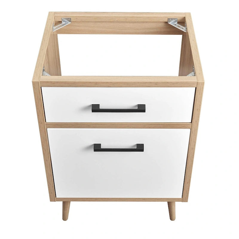 24 Bathroom Vanity Cabinet - Sink Basin Not Included
