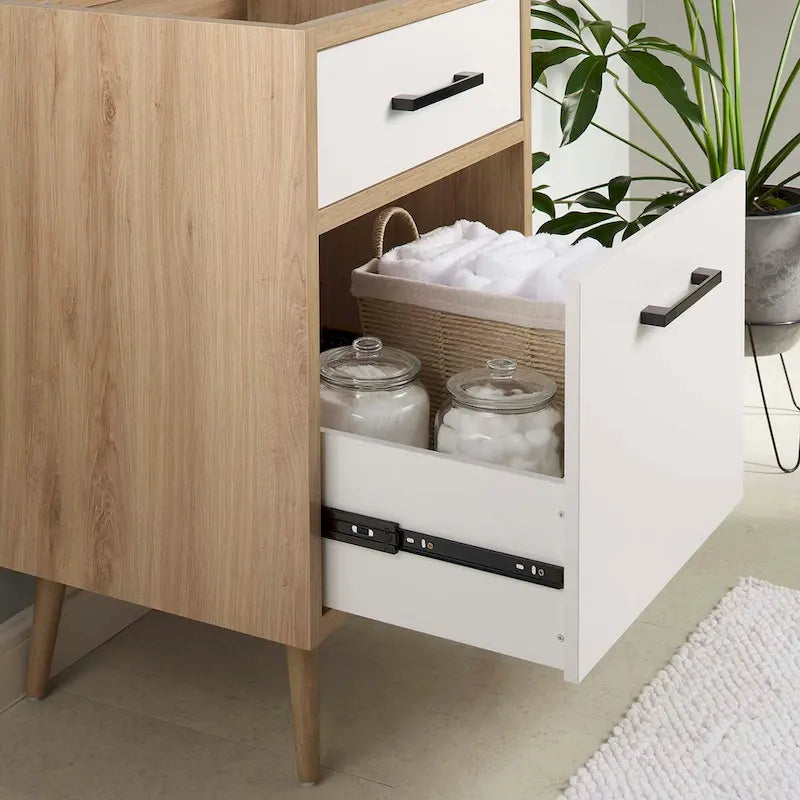 24 Bathroom Vanity Cabinet - Sink Basin Not Included