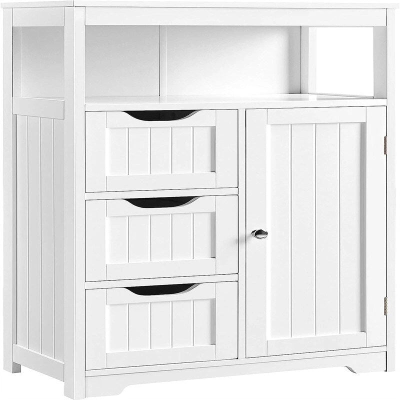 Bathroom Floor Cabinet Wooden Storage