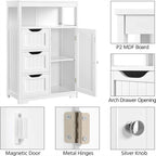 Bathroom Floor Cabinet Wooden Storage