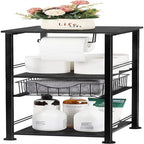 Bathroom Storage Cabinet Freestanding Bathroom Shelf with Drawer - 11D x 10W x 27.99H