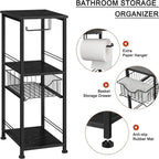 Bathroom Storage Cabinet Freestanding Bathroom Shelf with Drawer - 11D x 10W x 27.99H
