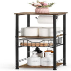 Bathroom Storage Cabinet Freestanding Bathroom Shelf with Drawer - 11D x 10W x 27.99H