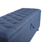 Extra Long Storage Ottoman Entryway Bench with Flip Top Storage Chest
